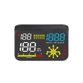 Automobile Obd Speed Navigation Integrated Projector Hud Head-Up Display (Color: Black)